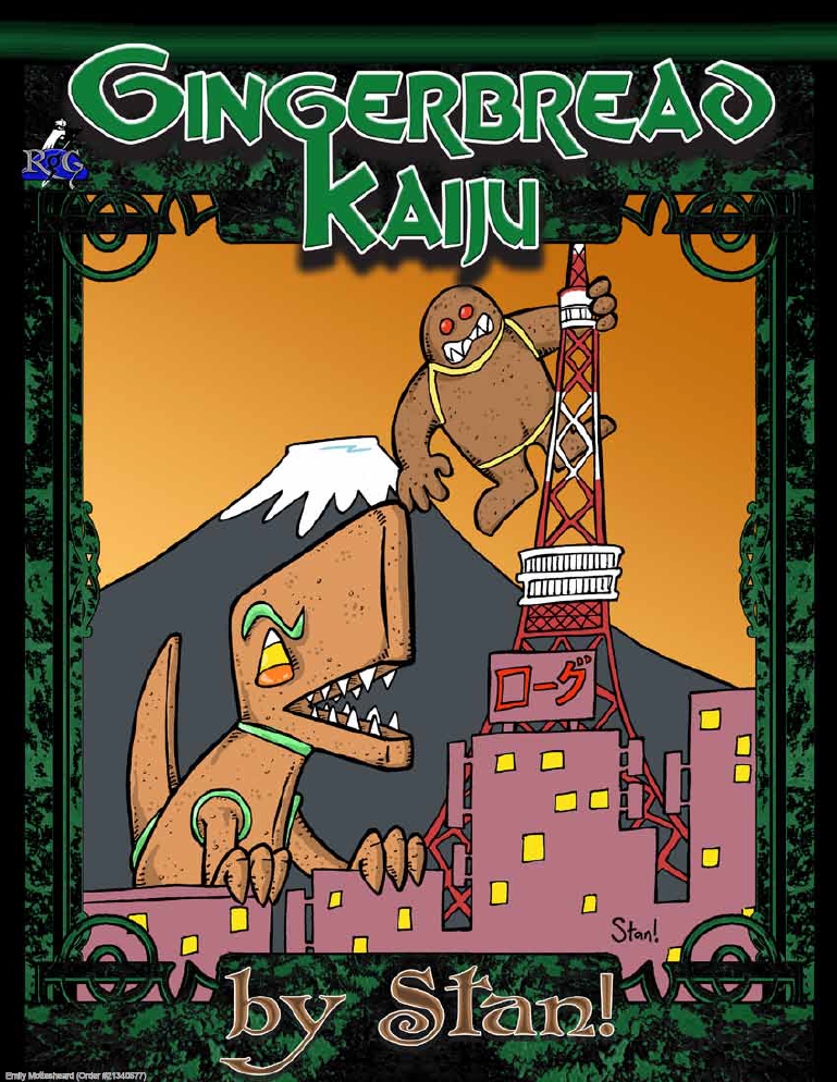 Family Game Night featuring Gingerbread Kaiju