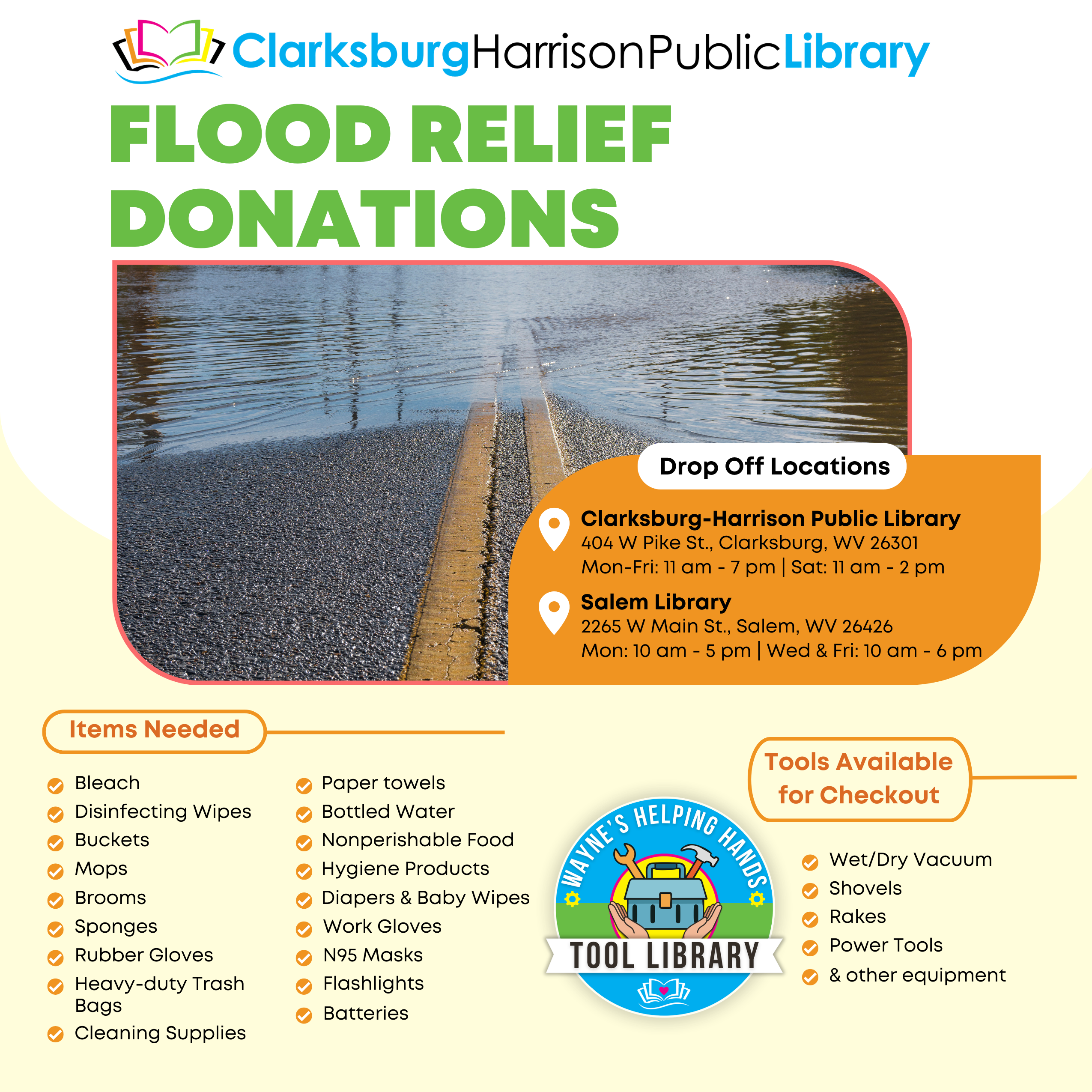 Flood Relief Donations