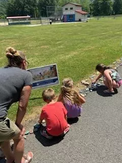 Story walk at the Park
