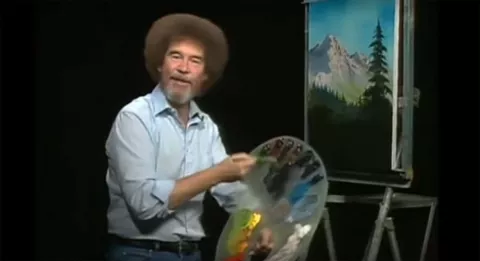 Art With Emily: Bob Ross Day