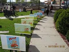 Story walk at the Park
