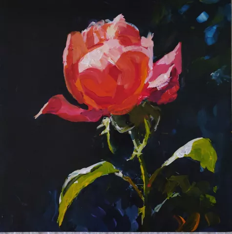 Art with Emily - Painting Flowers with Acrylics