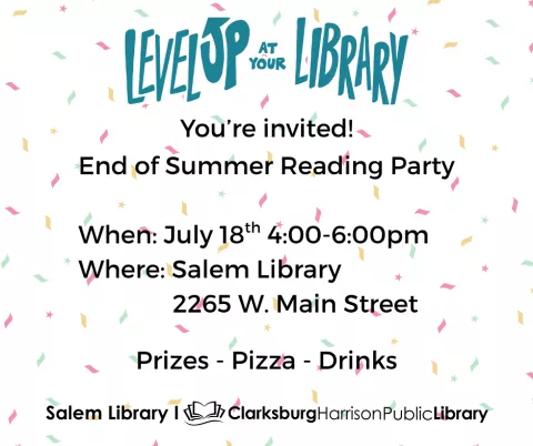 Salem Library Summer Reading Party