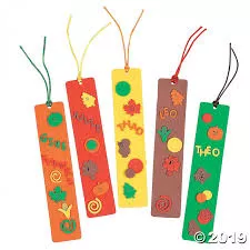Kid's Fall Bookmark Craft - Salem Library