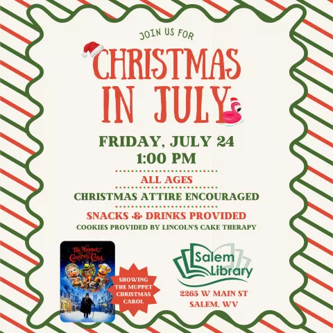 Christmas in July - Salem Library